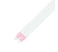 QUARKZMAN 2PCS Crayons Gras À Pelure Crayons De Cire Sans Aiguisage White