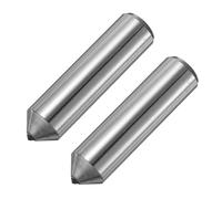 QUARKZMAN 2pcs Diamant Dressers, 12mm x 47mm (15/32" x 1-7/8") Simple Pointe Effilée Meule Ronde Stylo Soudé Outils De Dresseur Diamanté, Ton Argenté