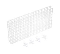 QUARKZMAN 2Pcs Diviseur D'aquarium, 30x15cm Grille Plastique Transparente Diffuseur De Lumière Éclairage Filtre Fond Partition Séparateur avec Ventouses Et Clips pour Aquarium, Transparent