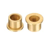 QUARKZMAN 2Pcs Douilles À Bride, Alésage 16mm x Diamètre Extérieur 22mm x Longueur 20mm, Coussins Auto-Lubrifiants En Bronze Fritté