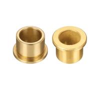 QUARKZMAN 2Pcs Douilles À Bride, Alésage De 18mm x Diamètre Extérieur De 24mm x Longueur De 20mm, Paliers Auto-Lubrifiants En Bronze Fritté