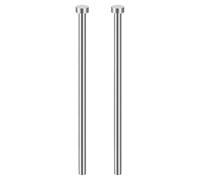 QUARKZMAN 2pcs Éjecteur Droit 1/4" Dia 150mm (5.9") Long GCR15 Pointe Ronde Poinçons Acier Éjecteur Poinçon Pour Die Fabrication Maintenance Mécanique