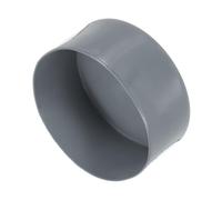 QUARKZMAN 2Pcs Embout Caoutchouc 115mm ID x 80mm H Cache Vis Gris Clair Cache-Boulons en Vinyle pour Tubes Ronds, Protège-Filetages de Vis