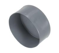 QUARKZMAN 2Pcs Embout Caoutchouc 125mm ID x 80mm H Cache Vis Gris Clair Cache-Boulons en Vinyle pour Tubes Ronds, Protège-Filetages de Vis