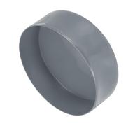 QUARKZMAN 2Pcs Embout Caoutchouc 150mm ID x 80mm H Cache Vis Gris Clair Cache-Boulons en Vinyle pour Tubes Ronds, Protège-Filetages de Vis