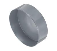 QUARKZMAN 2Pcs Embout Caoutchouc 180mm ID x 80mm H Cache Vis Gris Clair Cache-Boulons en Vinyle pour Tubes Ronds, Protège-Filetages de Vis