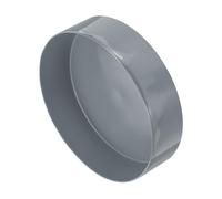QUARKZMAN 2Pcs Embout Caoutchouc 190mm ID x 80mm H Cache Vis Gris Clair Cache-Boulons en Vinyle pour Tubes Ronds, Protège-Filetages de Vis