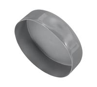 QUARKZMAN 2Pcs Embout Caoutchouc 200mm ID Cache Vis Gris Clair Cache-Boulons en Vinyle pour Tubes Ronds, Protège-Filetages de Vis