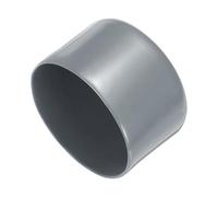 QUARKZMAN 2Pcs Embout Caoutchouc 63mm ID x 40mm H Cache Vis Gris Clair Cache-Boulons en Vinyle pour Tubes Ronds, Protège-Filetages de Vis