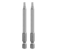 QUARKZMAN 2Pcs Embout de Tournevis Carré Sq2 1/4" Tige Hexagonale Acier S2