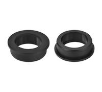 QUARKZMAN 2Pcs Embouts en Caoutchouc 1-3/4" (45mm) Trou de Perçage, 1-3/8" (35mm) Trou de Diamètre Intérieur Embout en Caoutchouc de Silicone Noir Bouchon de Trou Joint d'Étanchéité