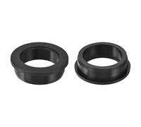 QUARKZMAN 2Pcs Embouts en Caoutchouc 2-1/16" (52mm) Trou de Perçage, 1-5/8" (42mm) Trou de Diamètre Intérieur Embout en Caoutchouc Noir en Silicone Bouchon de Trou Joint d'Étanchéité