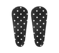 QUARKZMAN 2Pcs Etui Pour Ciseaux, 2.6" x 1" Housse Protectrice Pour Ciseaux En Cuir PU Portable Pochette De Collecte Pour Protection D'outil De esthétique D'epilation Des Sourcils, Noir