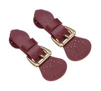 QUARKZMAN 2pcs Fermeture Magnétique En Cuir, Bouton-Pression À Coudre, Boutons De Remplacement Pour Poches Vestes DIY Couture, Rouge bordeaux