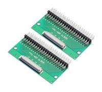 QUARKZMAN 2Pcs FFC FPC Carte de Connecteur 45 Broches 0.5mm Prise vers 2.54mm Adaptateur de Bande d'Embase à Broche à Angle Droit à Double Rangée, Carte de Conversion PCB pour Tv Dvd