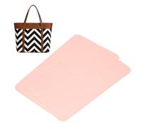 QUARKZMAN 2pcs Forme-Base en Feutre, 11.42x7.09 Insert pour Fond De Sac Coussin De Forme Doublure en Feutre De Fibre Chimique pour Sac À Main Tote Bag Backpack, Pink