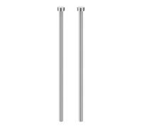 QUARKZMAN 2pcs Goupille D'Ejection Droite 3/16" Dia 150mm (5.9") Long GCR15 Pointe Ronde Poincons Acier Goupille D'Ejection Pour Die Manufacturing Maintenance Mecanique