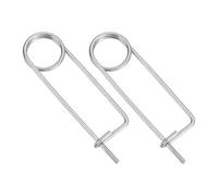 QUARKZMAN 2pcs Goupilles Sécurité Ressort En Forme De Broche En Acier Inoxydable, 0.12x4.33 Pouce (3x110mm) Goupille Sécurité Ressort En Forme De Broche