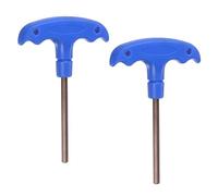 QUARKZMAN 2pcs H5 Poignée En T Hex rracher 5mm S2 Acier Intérieur Outil