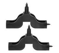 QUARKZMAN 2pcs Irrigation Forage Outil 3mm 4mm Double Utilisation T Forme Trou Poinçon Micro Gouttes Irrigation Système Eau Tuyau Outil Poinçonnage Poinçonneur Arroseurs Micro,Noir