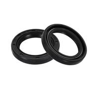 QUARKZMAN 2Pcs Joint D'Étanchéité, 1.04"x1.5"x0.22" TC Nitrile Double Lèvre Couverture Arbre Joint D'Huile 26.5 x 38 x 5.5mm Avec Ressort Pour Mécanique Automobile Roulement Arbre, Noir