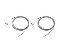 QUARKZMAN 2pcs K Type Thermocouple Température Capteur Sonde 4x30mm 6.6ft Fil 0 à 600°C (32 à 1112°F) Inox Acier