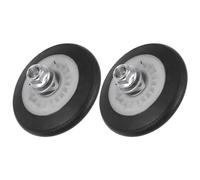 QUARKZMAN 2Pcs Kit de Rouleau de Tambour de Sèche-Linge 4581EL2002C, Kit de Roue de Support de Rouleau de Tambour de Sèche-Linge, Pièce de Rechange pour Kit de Réparation et d'Entretien