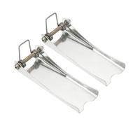 QUARKZMAN 2Pcs Kit De serrure de sûreté À Crochet, 100mm x 35mm Remplacement D'Attelage De Remorque En Acier Au Carbone Pour Clevis Truck Trailer Crane Towing Lifting Hook (0.5mm