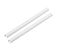 QUARKZMAN 2Pcs Manchons Pour Tuyau De Radiateur 15 x 300mm (0.59 x 11.81") - Couvre-Tuyaux, Blanc