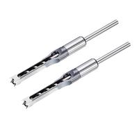 QUARKZMAN 2pcs Mèche À Trou Carré 11mm(7/16") Acier À Haute Teneur En Carbone Auger Creux Mortaiseur Pour Travail Du Bois Menuiserie Machine À Mortaise Tenon