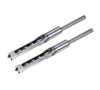 QUARKZMAN 2pcs Mèche À Trou Carré 14mm(9/16") Mortaise Creuse | Acier À Haute Teneur En Carbone, Pour Machine À Mortaiser Tenonner Menuiserie