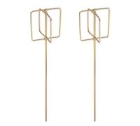 QUARKZMAN 2pcs Mélangeur De Peinture Pour Perceuse Dans Seau De 1 À 5 Gallons, Accessoire De Perceuse Pour Mélangeur De Peinture Spatule De Mélange Pour Peinture Béton Résine Époxy