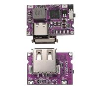 QUARKZMAN 2Pcs Module De Charge Type-C USB 3A 5V Module De Charge pour Batterie Lithium Carte De Charge, Purple