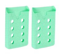 QUARKZMAN 2Pcs Organisateur Vertical Pour Beach Bag, Charme En Silicone Avec Trou Rond, Accessoires Pour Tote Bag De Plage Pour Porte-Clés Lunettes De Soleil Portefeuille Téléphone, Vert