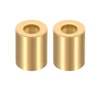 QUARKZMAN 2pcs Palier à Coussinet en Bronze Fritté, Coussinet à Manchon Douilles à Roulement Auto-Lubrifiant pour Équipement Électrique Appareil Machine, 8x16x20mm (Alésage x OD x Hauteur)