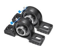 QUARKZMAN 2pcs Paliers de Battement Montés UCP205-14, Palier à Semelle Alésage 7/8" Auto-Alignant en Fonte pour Bride Roulement à Bille de Bloc Roue de Brouette Machine à Axe Imprimante 3D