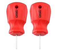 QUARKZMAN 2Pcs Petit Tournevis Hexagonal 2mm 80mm Longueur Acier S2 Tête Magnétique Métrique Mini Plat Tête Hexagonale Tournevis Avec Manche Antidérapant Pour Espaces Restreints, Argent