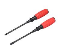 QUARKZMAN 2Pcs PH2+SL6 Tournevis Phillips 23,6 Cm Longueur Acier 45# Tournevis Magnétiques Avec Poignée Ergonomique Pour Appareils Meubles Réparation Automobile