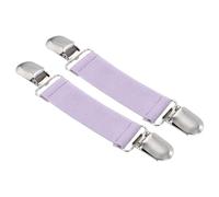 QUARKZMAN 2Pcs Pinces À Chapeau Élastiques, Pince À Gant De Voyage Pince À Dos Pour Femme Châle Cardigan Col Pull Écharpe, Violet