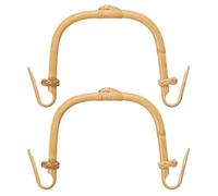 QUARKZMAN 2Pcs Poignée De Théière En Bambou En Forme De U Remplacement Pour Span 4.3-5.1 Inch Pots De Thé En Céramique Accessoires De Théière Fournitures, Noeud Coeur