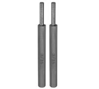 QUARKZMAN 2pcs Poinçon À Goupille 3/16" Poinçon De Frappe Non-Rayant En Acier Au Carbone Outil D'Alignement Cylindrique Pour Trou Central Pour Réparation De Montres Automobile Bijouterie