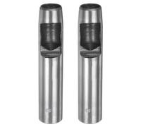 QUARKZMAN 2Pcs Poinçon Creux pour Cuir 18mm Outil de Poinçonnage pour Ceinture en Acier au Carbone pour Découper le Cuir Artisanat en Caoutchouc Papier Tissu Plastique Matériau Souple
