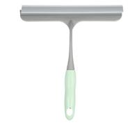 QUARKZMAN 2pcs Raclette De Douche 8.8 Pouces Longueur Lame D'eau Outil De Nettoyage Raclette Ménagère Pour Miroir Avec Trou Pour Pare-brise Fenêtre Nettoyage Porte En Verre, Bleu