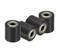 QUARKZMAN 2Pcs Roue À Galet En POM Avec Roulements Galet Guide (Noir)