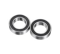 QUARKZMAN 2Pcs Roulements à Billes à Gorge Profonde 15267-2Rs 15X26X7mm Roulement en Acier Chromé Double Blindage en Caoutchouc Roulements de Précision, P6 (ABEC 3)