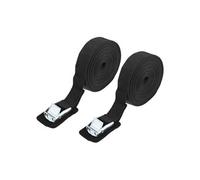 QUARKZMAN- 2pcs sangle d'arrimage pour voiture, 400kg,5 mètres 25mm Noir