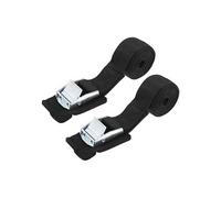 QUARKZMAN- 2pcs Sangle d'arrimage pour voiture, 400kg,Capacité de charge 1mx25mm Noir
