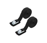 QUARKZMAN- 2pcs Sangle d'arrimage pour voiture, 400kg,Sangle de serrage 9,8'x1 Noir