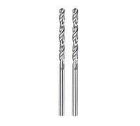 QUARKZMAN 2pcs Solide Carbure Perceuse Morceau 2mm C3/K10 Tungstène Carbure Précision Mini Micro Droit Tige Torsion Perceuse Morceau pour Inox Acier Métal Plastique Bois