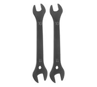 QUARKZMAN 2pcs Super Thin Open End Wrench 10x11mm Double End Wrenches Black | Metric Lightweight U-Shaped Spanner, Pour Automotive Repair Furniture Assembly